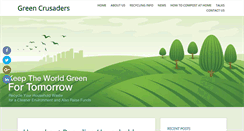 Desktop Screenshot of greencrusaders.com